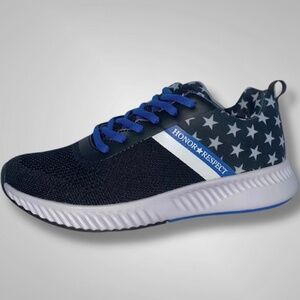 Honor & Respect Blue Line Athletic Shoes